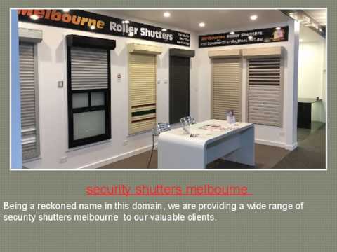 Videos from Melbourne Roller Shutters