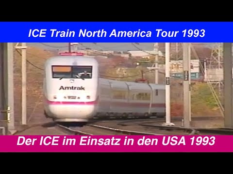 ICE Train 20,000 miles North America Tour - Amtrak 1993