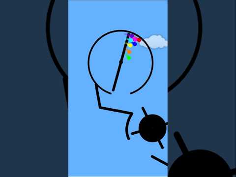 Only one marble can win this race! / Algodoo marble race #shorts