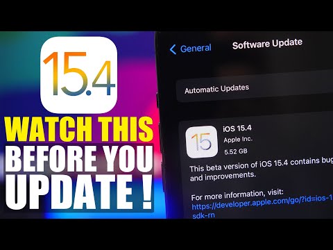 iOS 15.4 - Everything You NEED To Know Before You UPDATE !