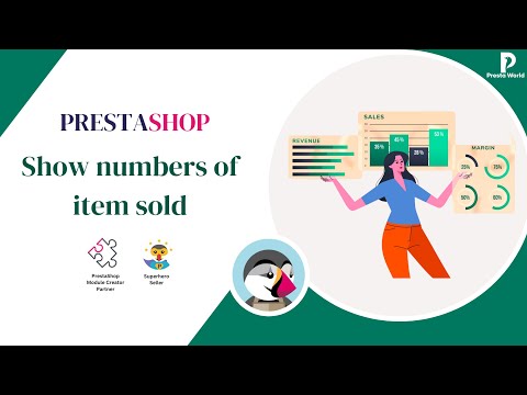 Show numbers of item sold - Prestashop Module
