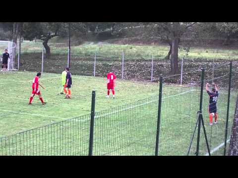 Stazzano-Aurora  gol di Barbieri.AVI