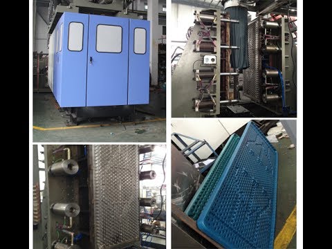 plastic panel blow molding machine