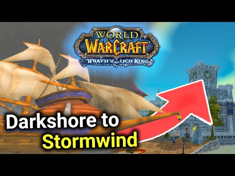 from Darkshore to Stormwind in WoW WoTLK (Step-by-Step)