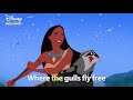 Just Around The River Bend Pocahontas Lyric Video DISNEY SING ALONGS