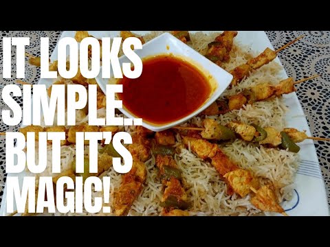 With this recipe for Rice and Chicken, you can set a colorful and delightful table!