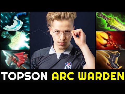 TOPSON New Meta Arc Warden with Full Magic Build 7.27 Dota 2