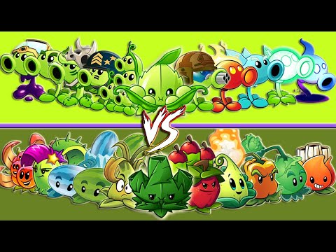 Random Team Pea Vine vs Team Blastberry Vine - Who Will Win? - PvZ 2 Team Plant vs Team Plant