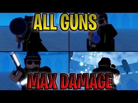 [GPO] ALL GUNS MAX DAMAGE/SHOWCASE (UPD 10) 2024