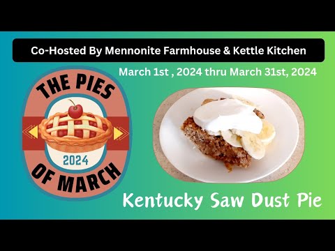 Kentucky Saw Dust Pie! #piesofmarch #pie #homemade #recipe #recipes #food #easyrecipe #yummy #easy