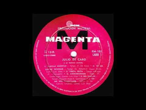 Páginas muertas Tango Orquesta Julio De Caro 1931