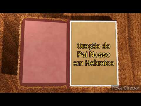 Pai nosso em Hebraico, muito fácil.