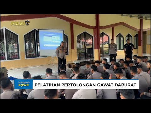 POLDA MALUT LAKSANAKAN PELATIHAN PERTOLONGAN GAWAT DARURAT BAGI 72 PERSONEL DALMAS
