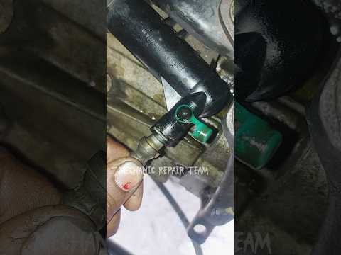 Clutch slave cylinder air bleeding 🙂😄 #shorts