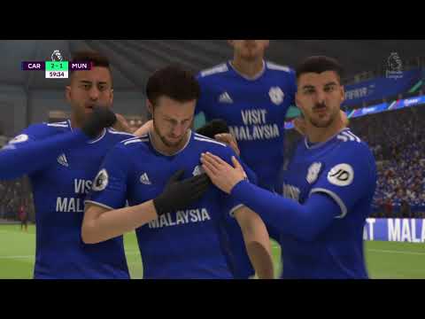 Cardiff 3-1 Manchester Utd - 2-1 GOAL: Harry Arter