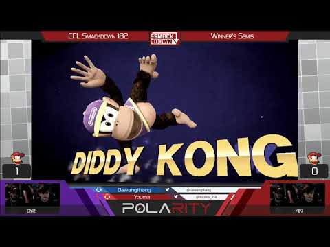 CFL Smackdown 182 WiiU - Kiki (Diddy Kong) vs Dyr (Purple) - Winners Semis