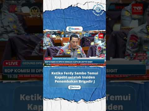 Ferdy Sambo Sempat Temui Kapolri setelah Insiden Penembakan Brigadir J, Begini Jawaban Kapolri