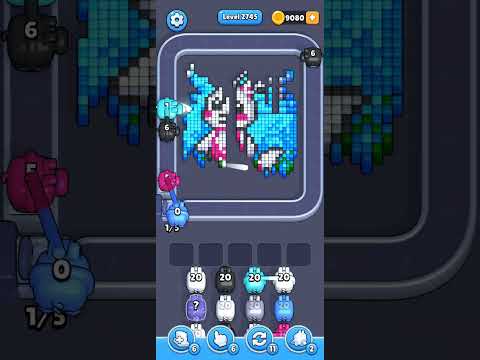 Pixel Flow Level 2745 Walkthrough