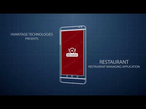 Restaurant - Mobile Application Video