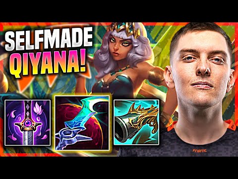 SELFMADE PICKS QIYANA WITH NEW ITEMS! - FNC Selfmade Plays Qiyana JUNGLE vs Olaf! | Challenger TV