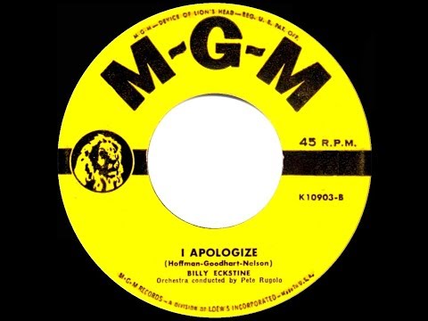 1951 HITS ARCHIVE: I Apologize - Billy Eckstine