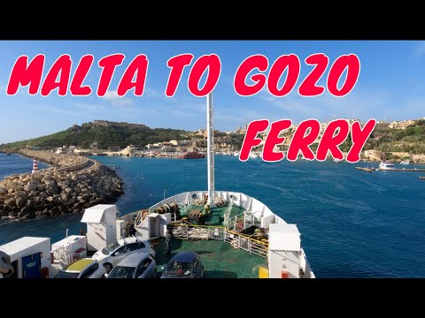 Malta para Gozo Ferry | Malta para Gozo pegando carro em Ferry. Viagens MG
