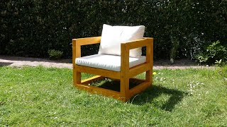 DIY modern Outdoor Chair - Gartenstuhl selber bauen