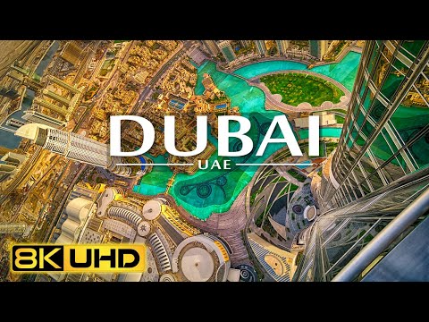 DUBAI, United Arab Emirates 8K Video Ultra HD 240 FPS in Drone
