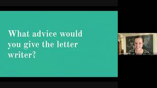 ADVANCED CLASS: Advice Column Reading Practice 1