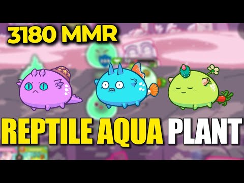 TOP 1 REPTILE AQUA PLANT ARENA GAMEPLAY - AXIE INFINITY