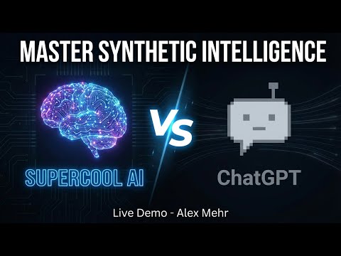 Master Synthetic Intelligence: Outperform ChatGPT with SuperCool AI | Alex Mehr PhD - Demo