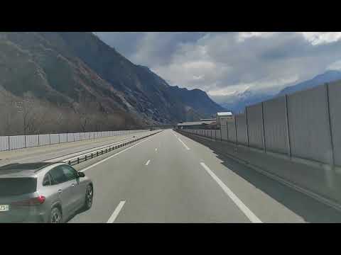 🇫🇷 France: A43 La Chambre   Saint Julien || Alps Highway Modane Frejus Tunnel || Driving to Turin