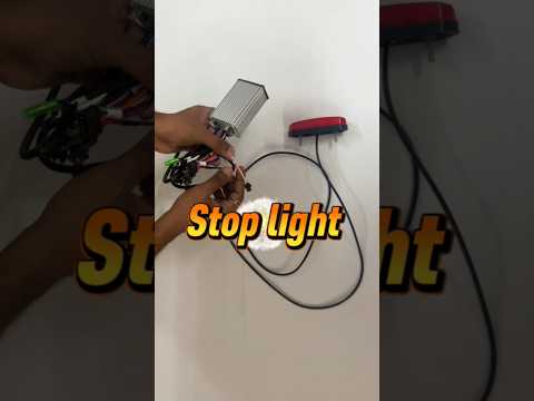 Brake Activated Danger Lights for Electric Cycles product demo video