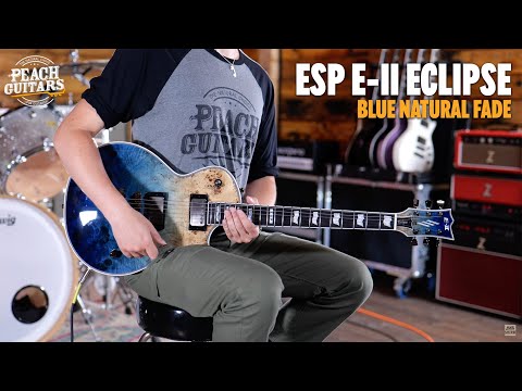 Электрогитара ESP E-II ECLIPSE (BLUE NATURAL FADE) - фото 1 - id-p1231349472