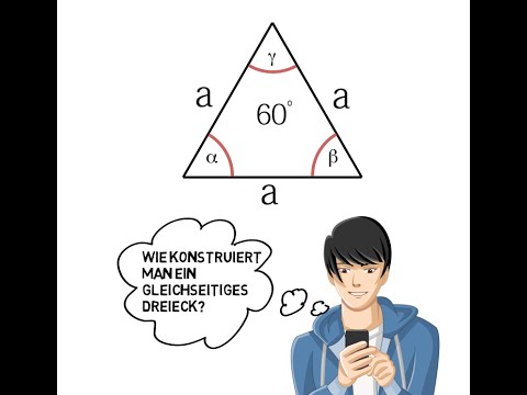 Equilateral triangle: We construct an equilateral triangle.