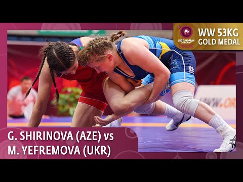Gold Medal • WW 53Kg • Gultakin SHIRINOVA (AZE) vs. Mariia YEFREMOVA (UKR)