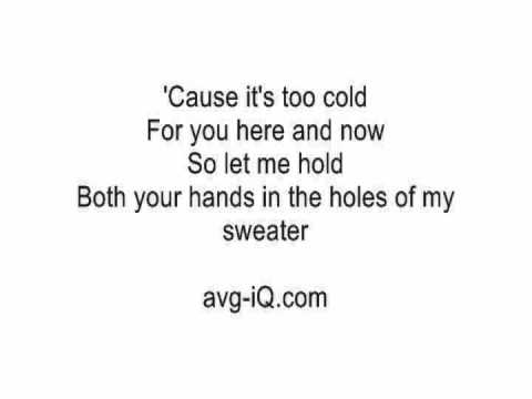 Sweater Weather by The Neighbourhood acoustic guitar instrumental cover with onscreen lyrics karaoke