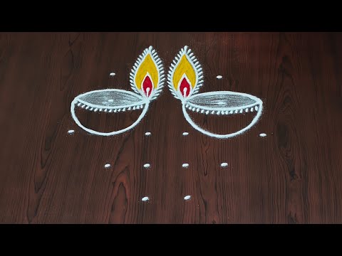 Karthikamasam muggulu🌹|karthikamasam rangoli|easy daily rangoli|pandaga muggulu#Rang kaa Rangoli