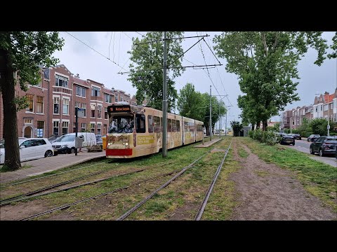 HTM tramlijn 16 Den Haag Statenkwartier - Wateringen Dorpskade | omleiding | BN GTL8 3138 | 2022
