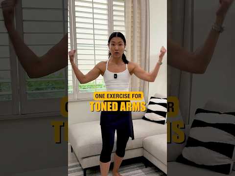 One exercise for toned arms