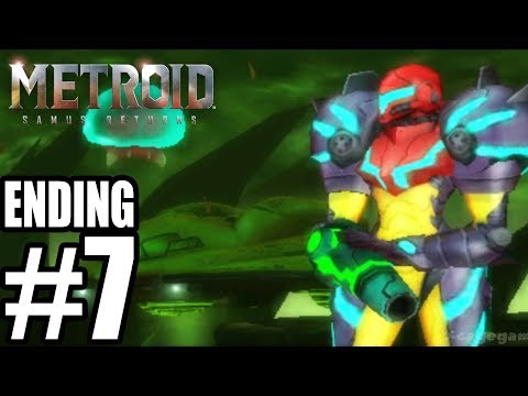 Metroid Samus Returns ENDING & Final Boss - Gameplay Walkthrough Part 7 [ 3DS ]