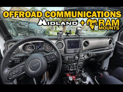 Installing Ram Mounts + Midland MXT275 on my 2020 Jeep Wrangler JL | HOW TO INSTALL IN DEPTH