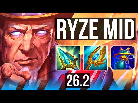 RYZE vs IRELIA (MID) | 49K damage | KR Master | 26.2