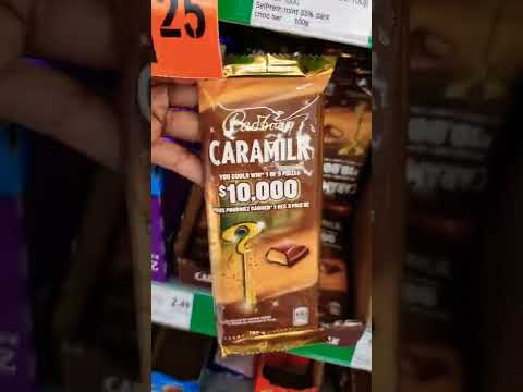 Cadbury Caramilk Chocolate Bar 🌟 win $10,000 🏆 #caramilk #Cadbury #shorts