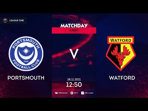 AFL21. England. League One. Day 17. Portsmouth - Watford