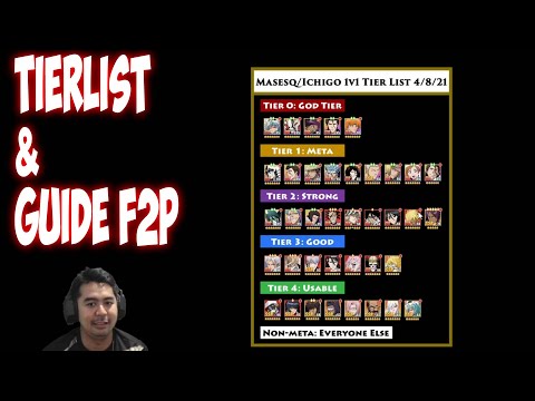 Guide F2P,Tierlist & Gacha 50X - Bleach Eternal Soul