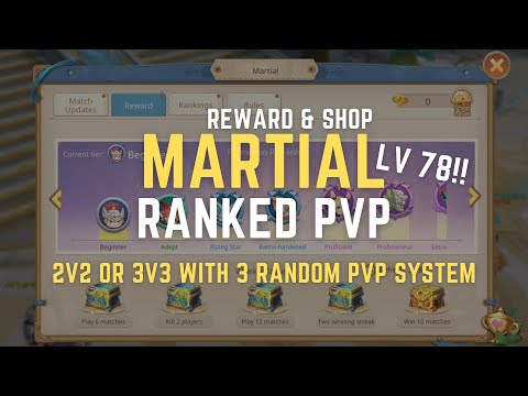 Lv 78 : Martial Shop & Martial Battle PVP 2v2/3v3 - Cloud Song / Guardians Of Cloudia #41