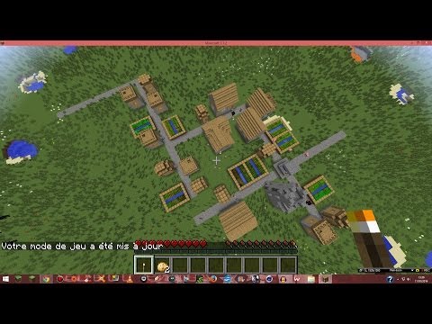 comment construire un village pnj minecraft