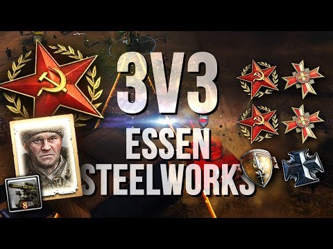 TOUGH GRIND: Can the B4 Save Us? [3v3] [SOV] [Essen Steelworks] — Full Match of Company of Heroes 2