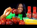 SPICY NUCLEAR FIRE FRIED CHICKEN MUKBANG Eating Mukbang 2x Spicy EXTRA SPICY